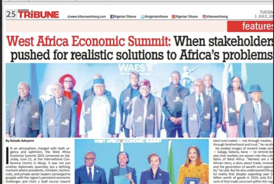 West Africa Economic Summit: When stakeholders pushed for realistic solutions to Africa’s problems